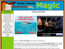 Tablet Screenshot of guitarchordsmagic.com